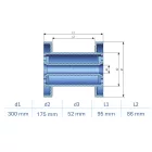 Filamenton PREMIUM PLA - UV Green - 2,85 mm - 3 kg