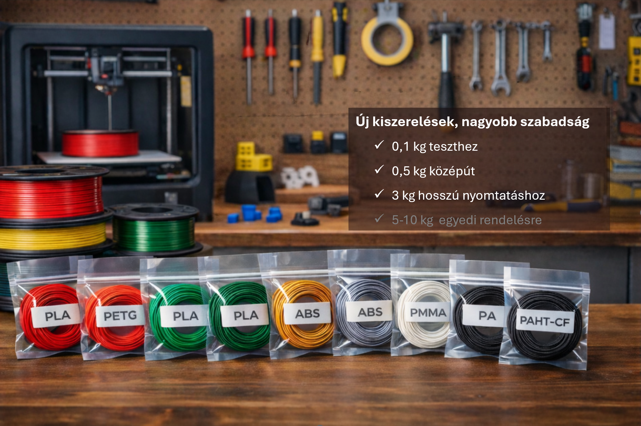 Új kiszerelések, nagyobb szabadság – válassz a célodhoz illőt